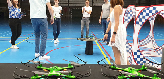 Teambuilding drones en fun